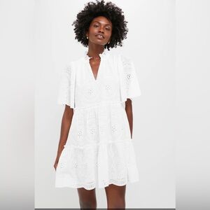 Tuckernuck White Eyelet Crawford Mini Dress